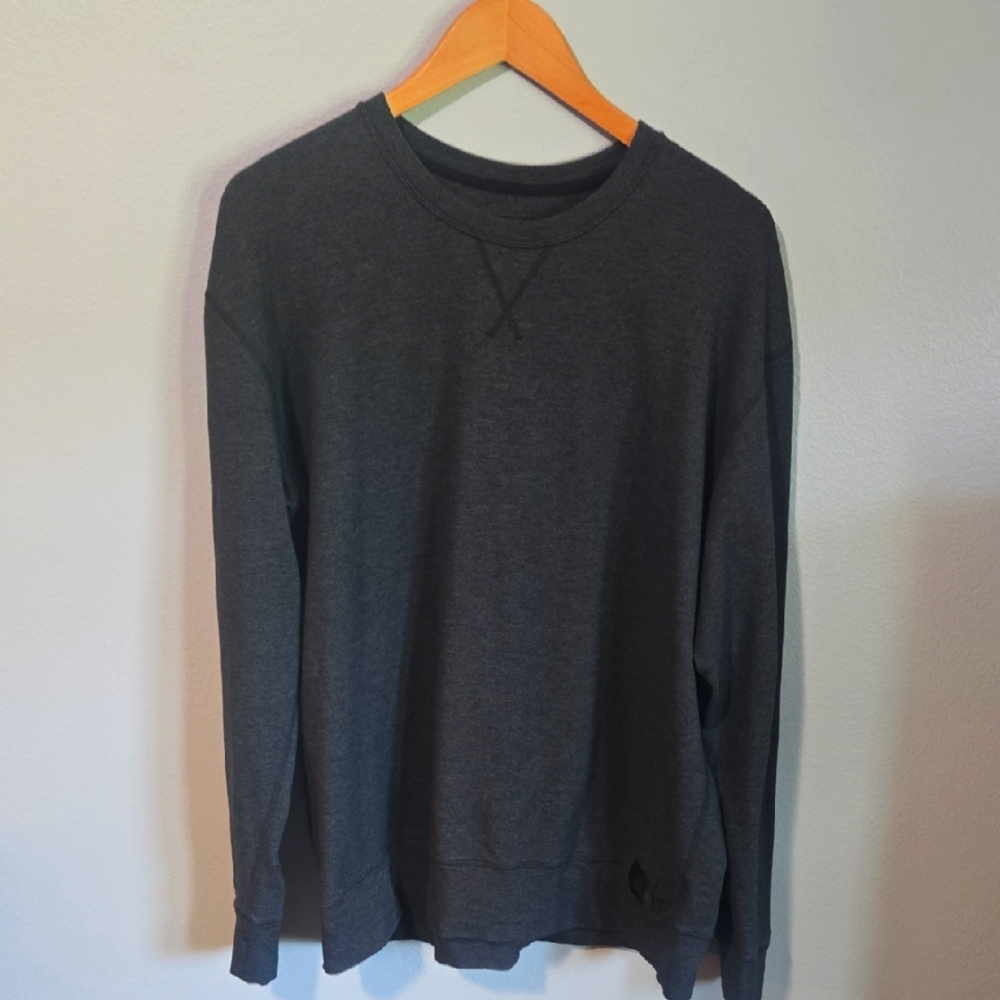Men's SAXX Charcoal Sweater In Size Largr